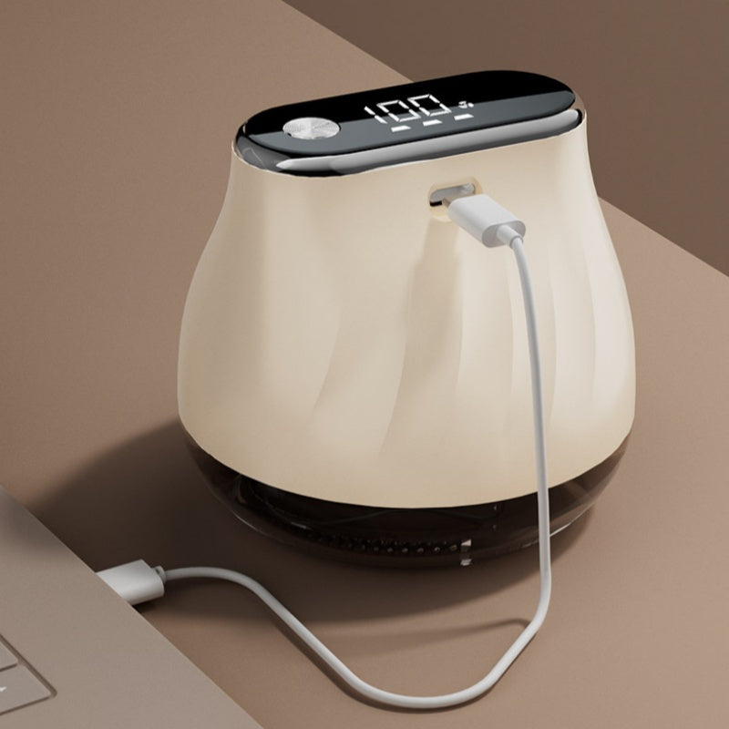 Compact LED Display Rechargeable Lint Remover