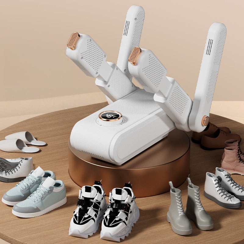 Portable Foldable Constant-Temp Shoe Dryer with Digital Display