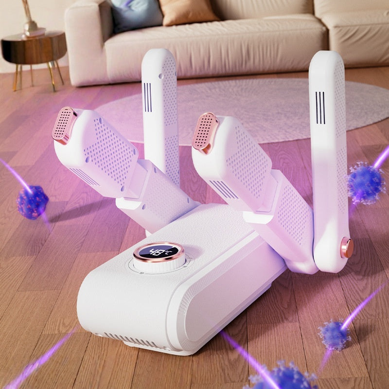 Portable Foldable Constant-Temp Shoe Dryer with Digital Display