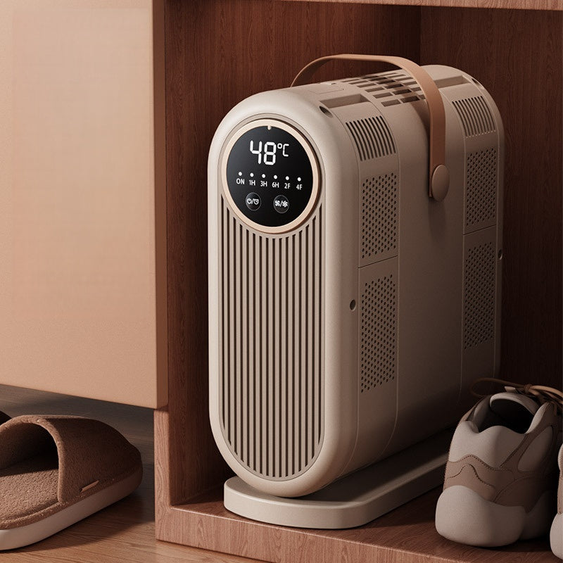 Smart Foldable 4-Tube Shoe Dryer with Timer
