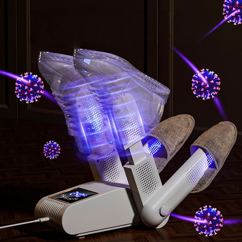 Foldable Telescopic Shoe Dryer with Timer and LED Display