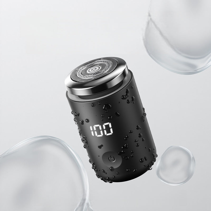 LED Mini Rechargeable Electric Shaver – Portable Travel Shaving